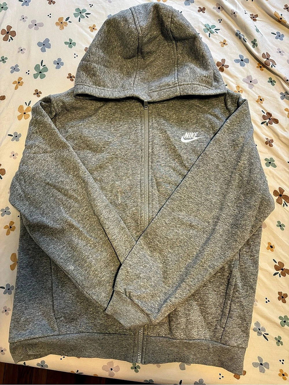 Nike Sportswear Club Fleece Full-Zip Hoodie Gray XL